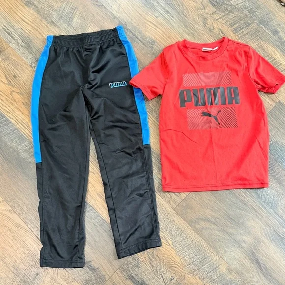 Puma 3-piece Athletic Set boys size 6 athleisure - Picture 4 of 7